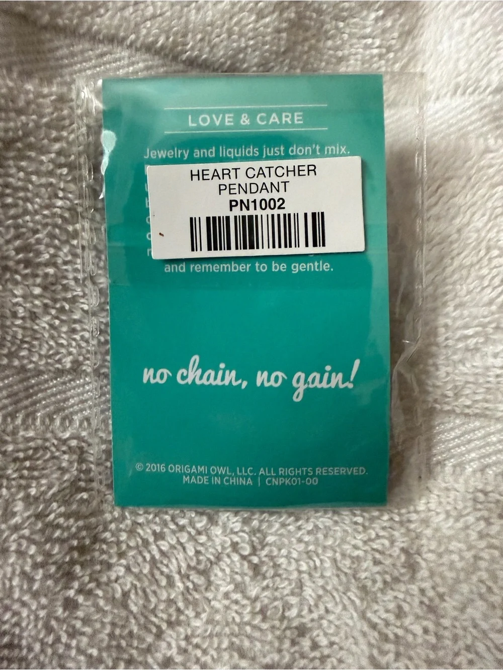 Origami Owl ~ Silver tone heart carabiner clip charm holder